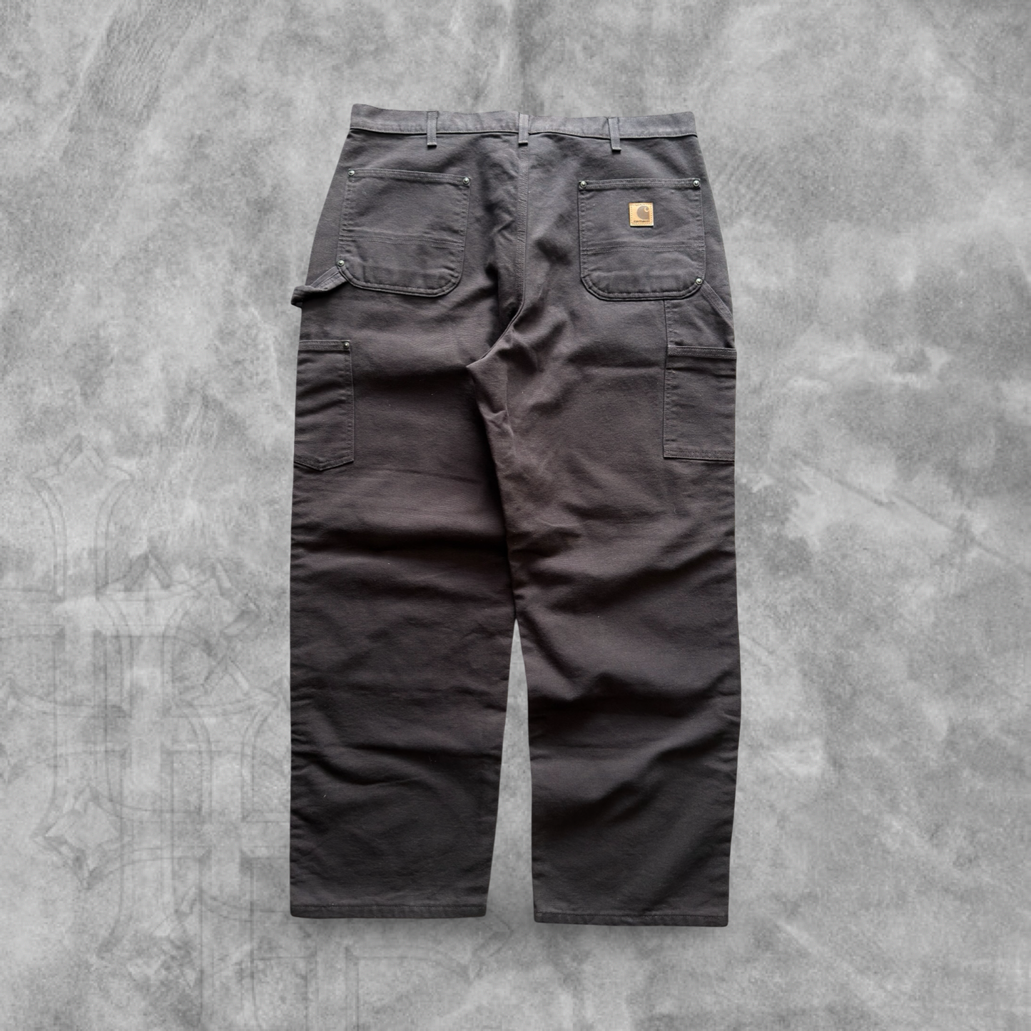 Mocha Brown Carhartt Double Knee Carpenter Pants 2000s (38x30)