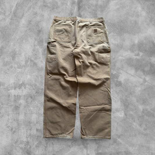 Camel Tan Carhartt Carpenter Pants 2000s (40x34