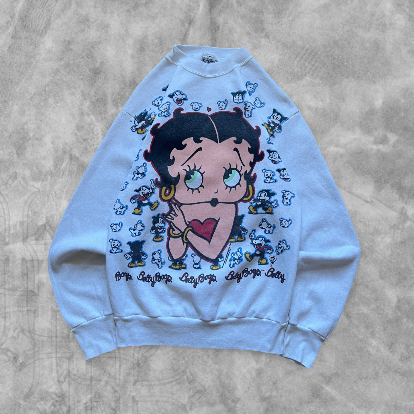 White Betty Boop Sweatshirt 1993 (M)