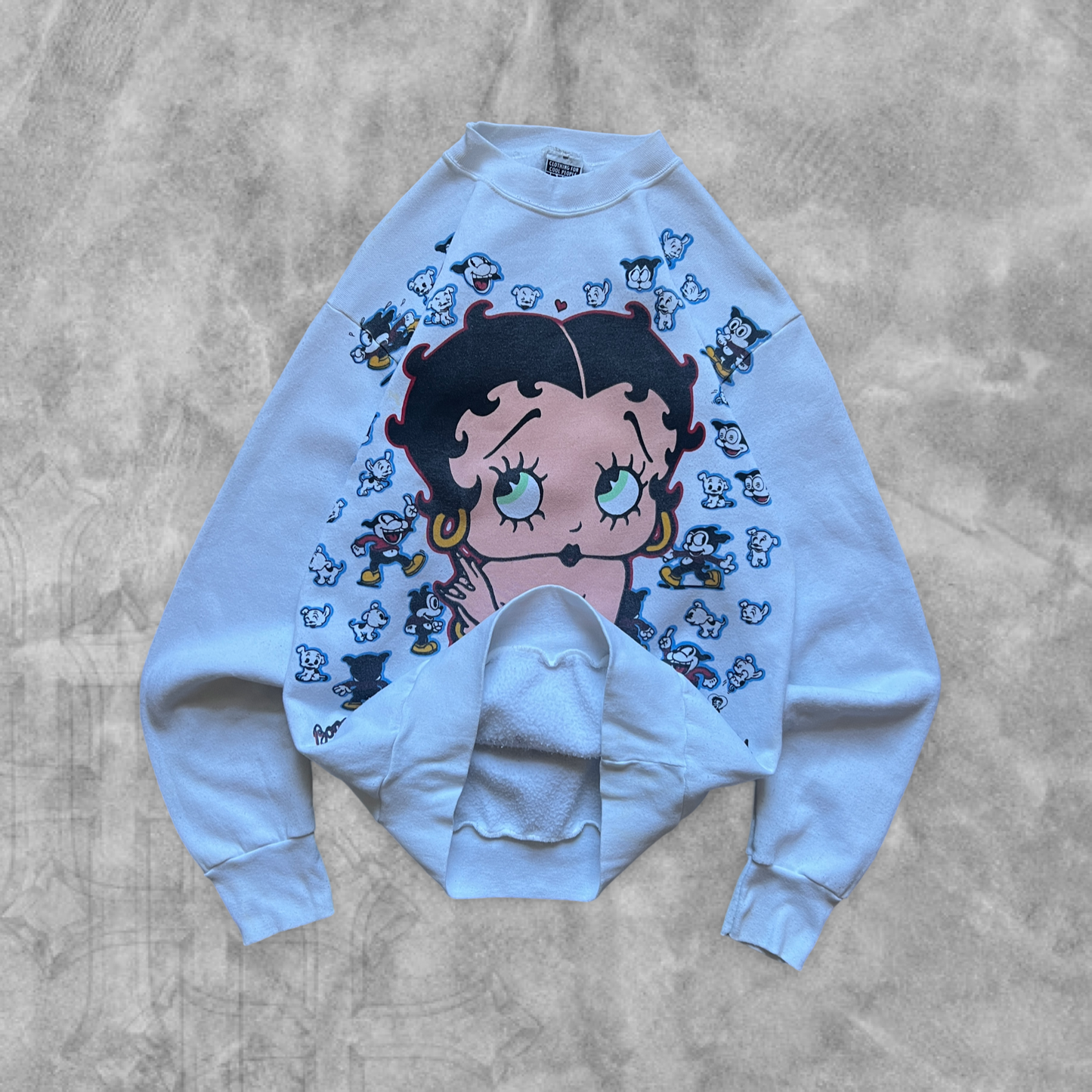 White Betty Boop Sweatshirt 1993 (M)