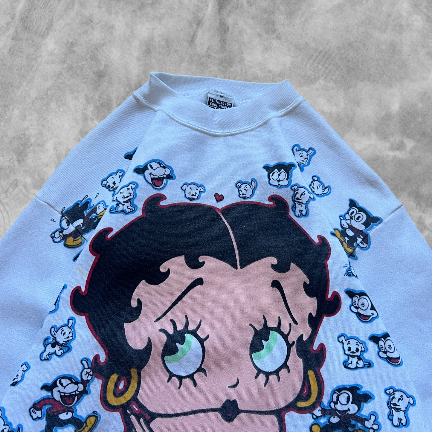 White Betty Boop Sweatshirt 1993 (M)