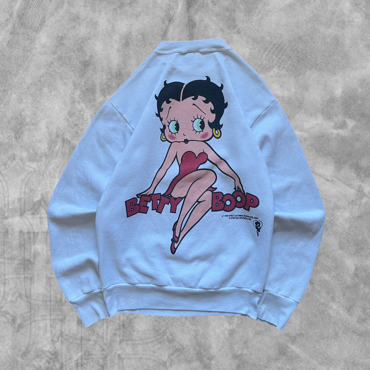 White Betty Boop Sweatshirt 1993 (M)