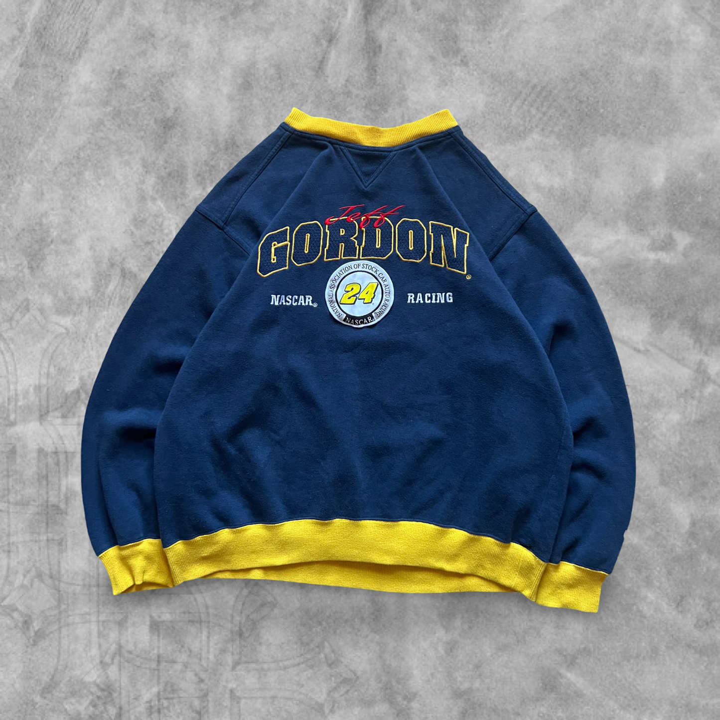 Dark Blue Jeff Gordon Sweatshirt 1990s (M)