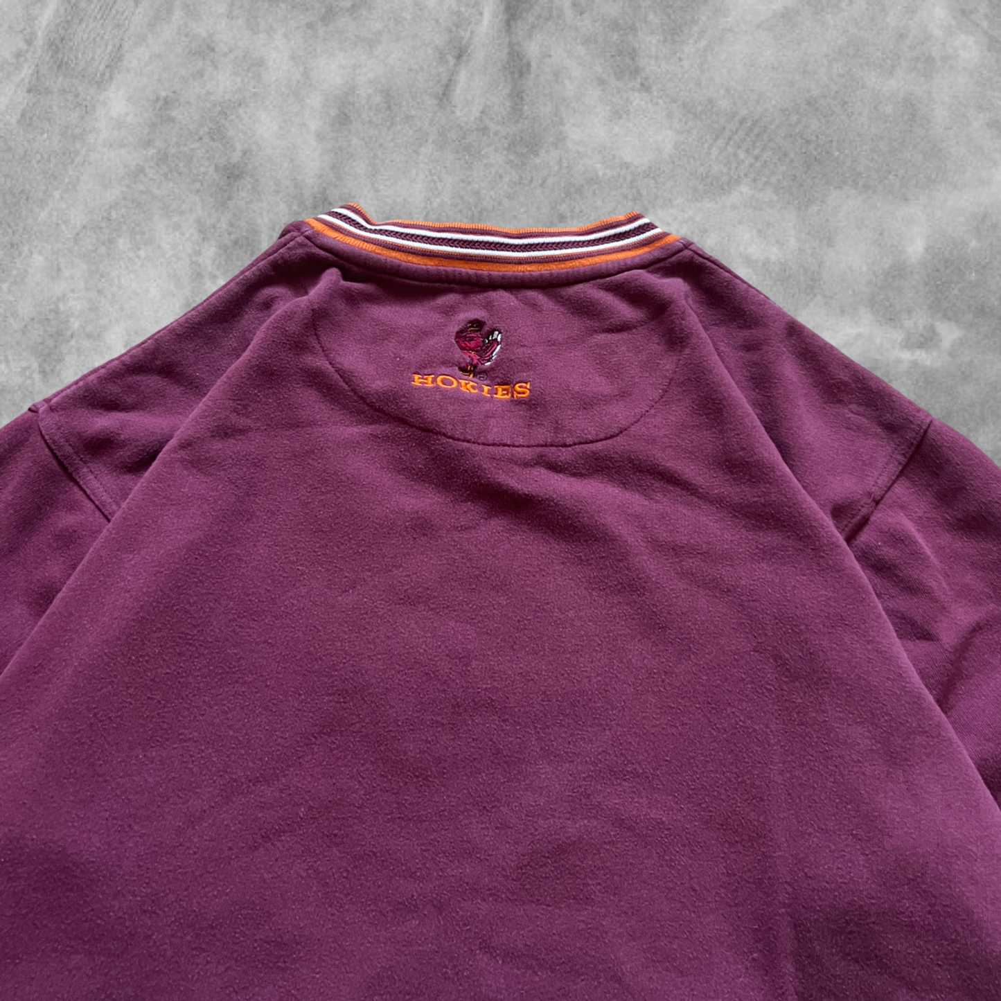 Maroon Virginia Tech Sweatshirt 1990s (XL)