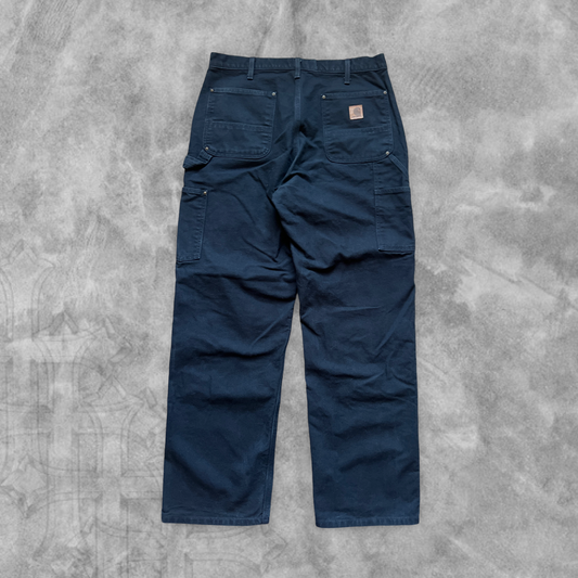 Black Carhartt Double Knee Carpenter Pants 2000s (34x32)