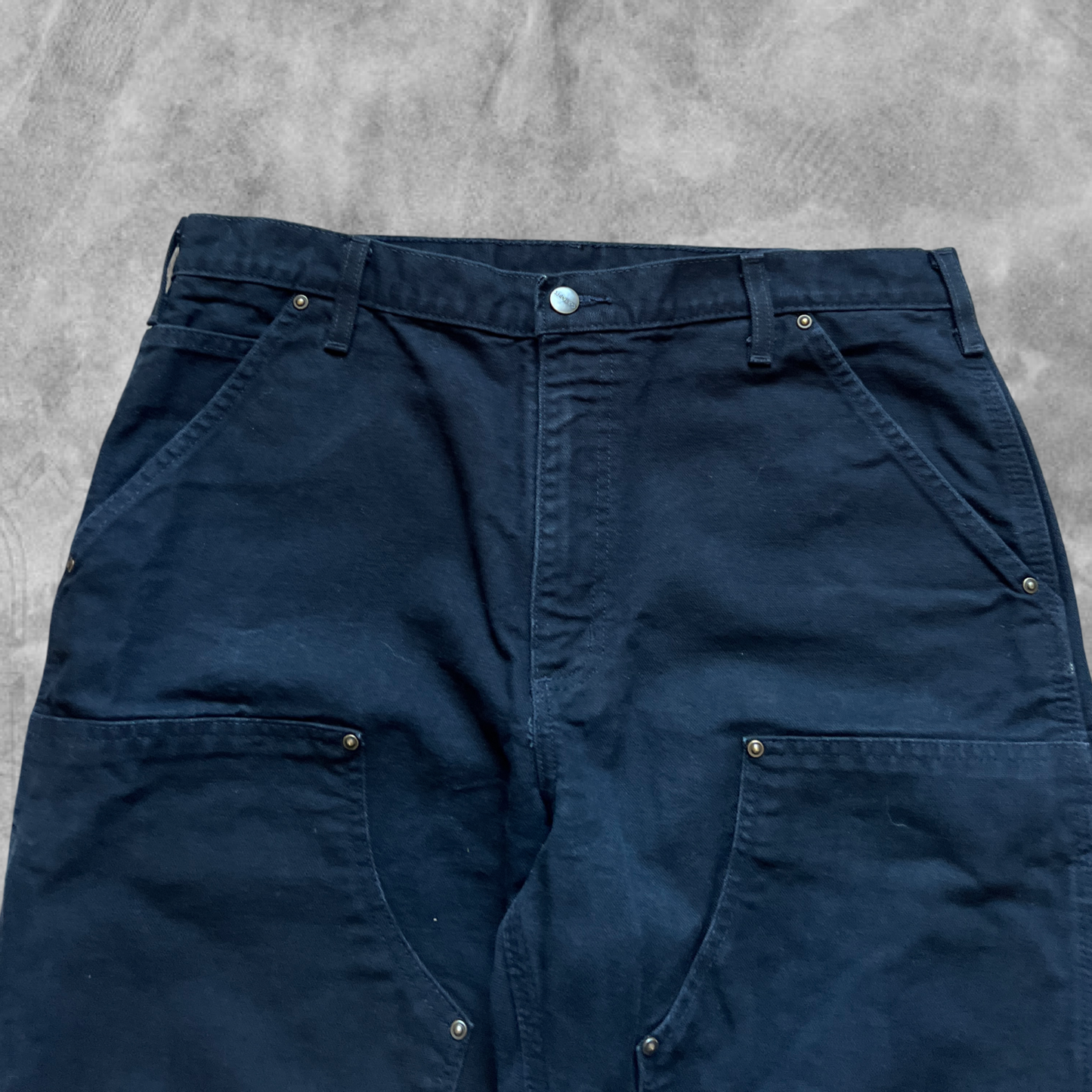 Black Carhartt Double Knee Carpenter Pants 2000s (34x32)