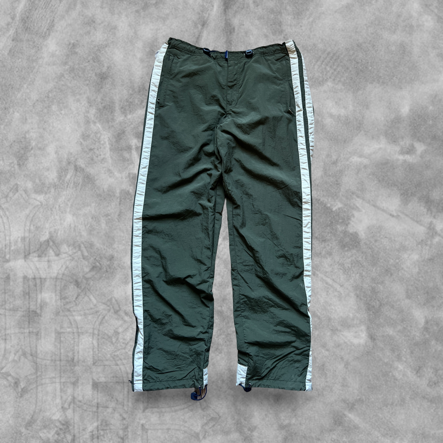 Olive Green Abercrombie Track Pants 2000s (32x32)