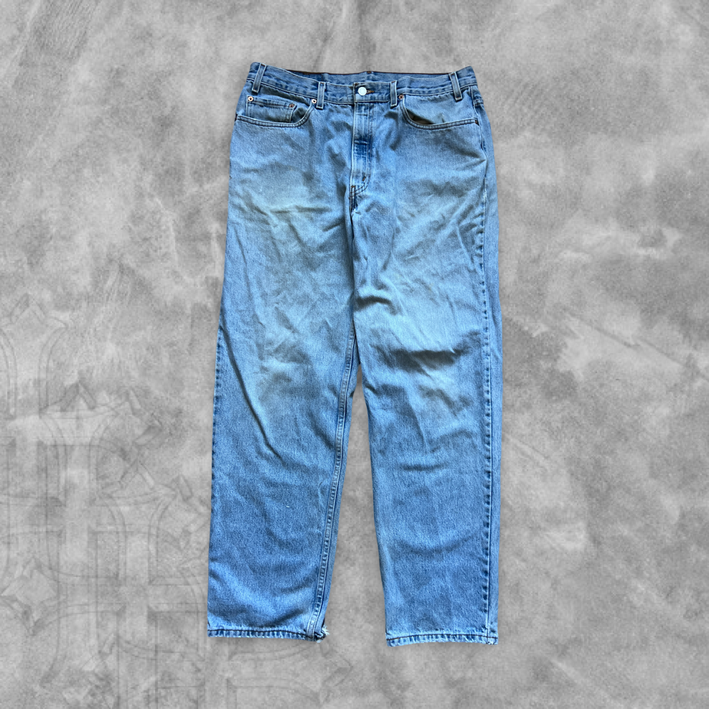 Faded Distressed Levis 550s 1998 (38x32)
