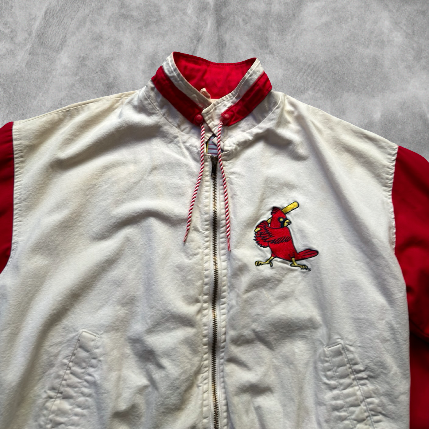 White Saint Louis Cardinals Jacket 1990s (L)