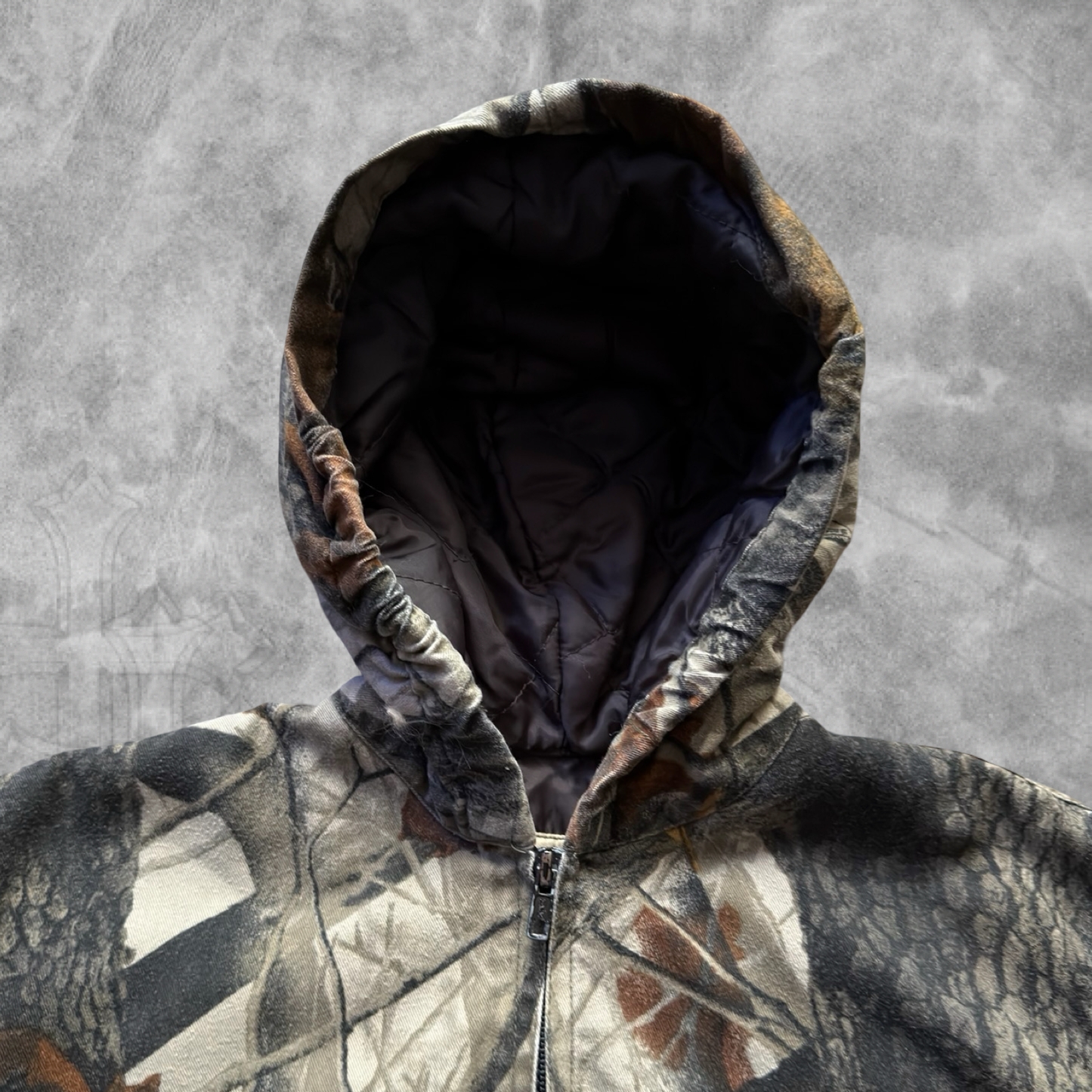 Realtree Camo Hooded Jacket 1990s (S)