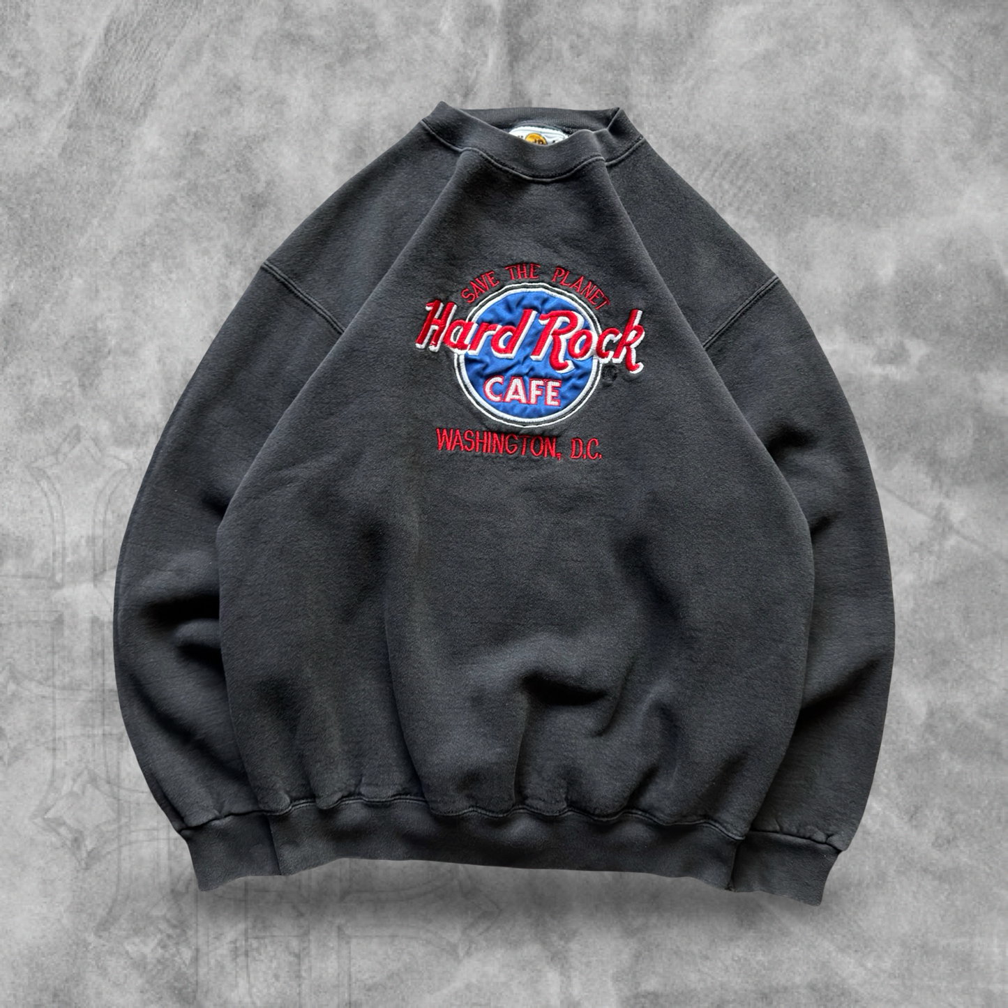 Black Hard Rock Cafe Sweatshirt 1990s (M)