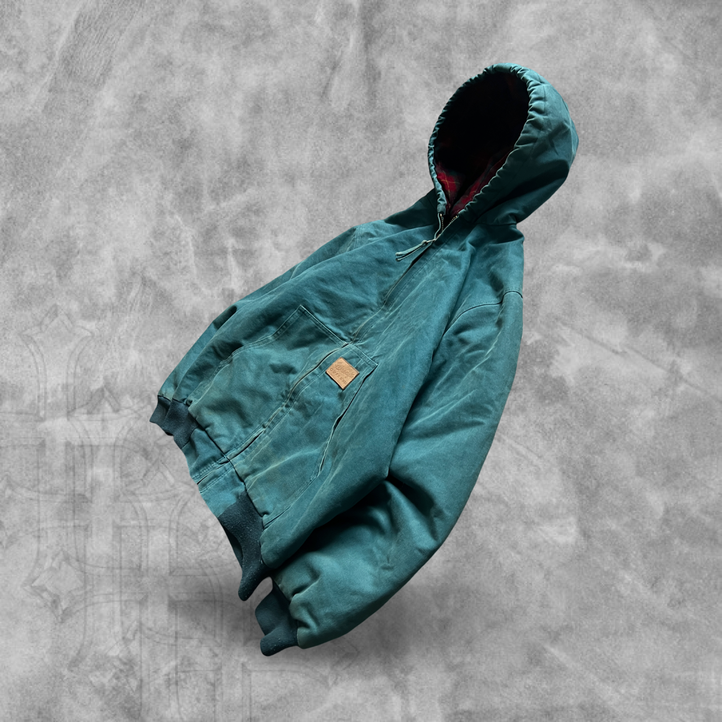 Aqua Berry Wrangler Hooded Jacket 1990s (S)