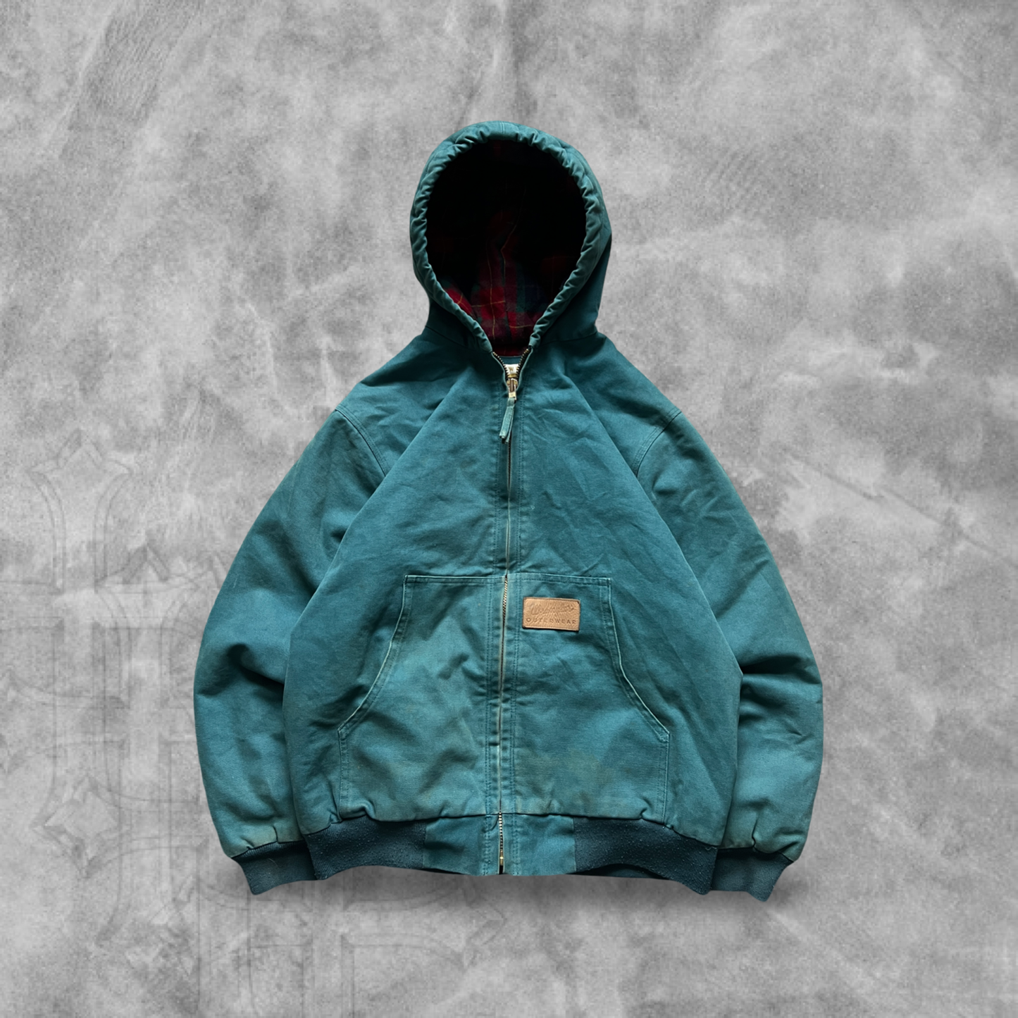 Aqua Berry Wrangler Hooded Jacket 1990s (S)