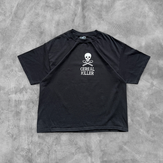 Black “Cereal Killer” Shirt 1990s (L)