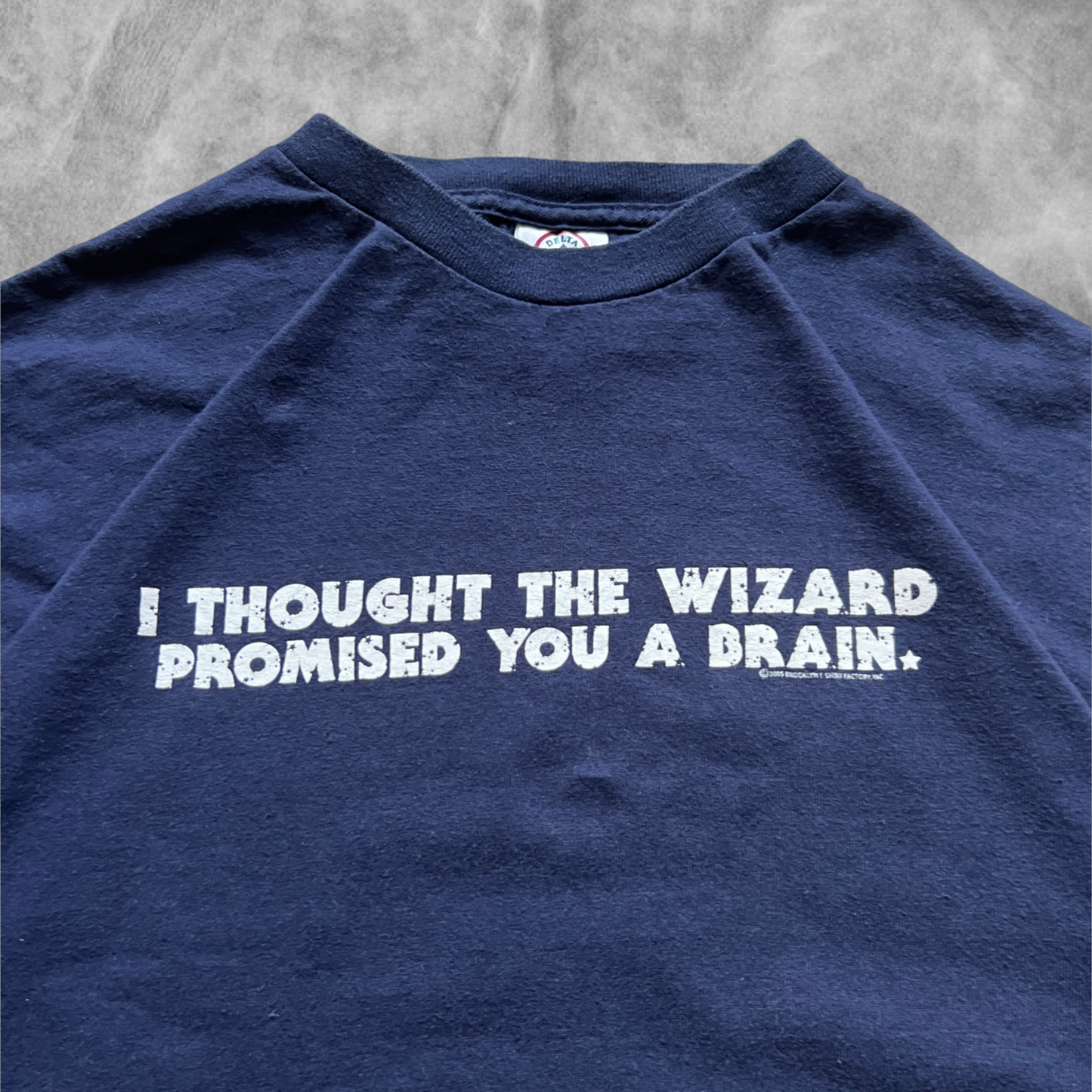 Navy Blue “Promised You A Brain” Shirt 2005 (L)