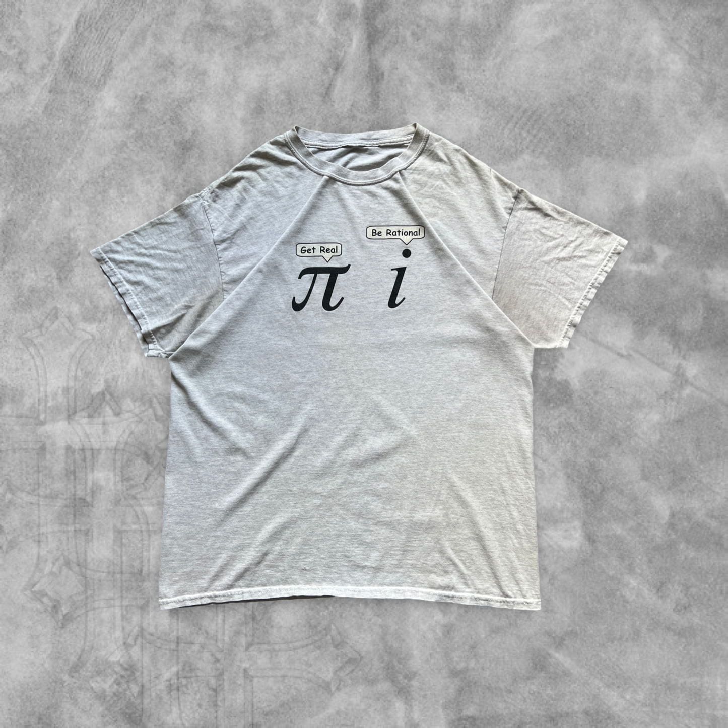 Gray Math Comedy Shirt 1990s (L)