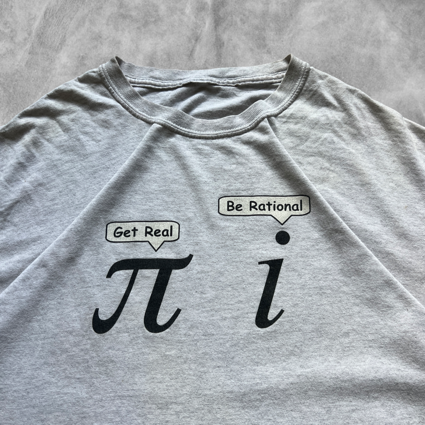 Gray Math Comedy Shirt 1990s (L)