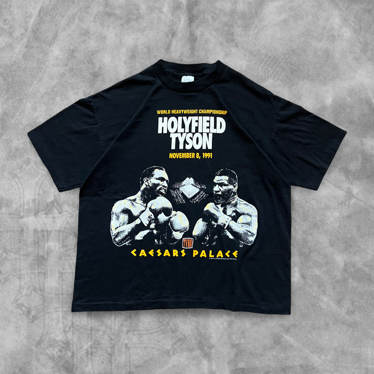 Black Tyson vs Holyfield Shirt 1991 (L)