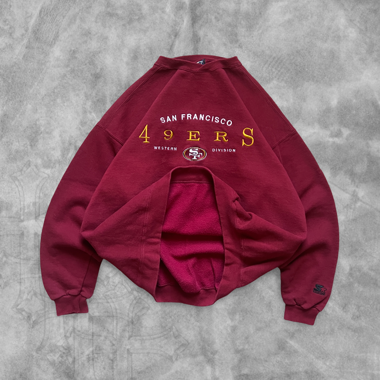 Maroon San Francisco 49ers Sweatshirt 1990s (L)