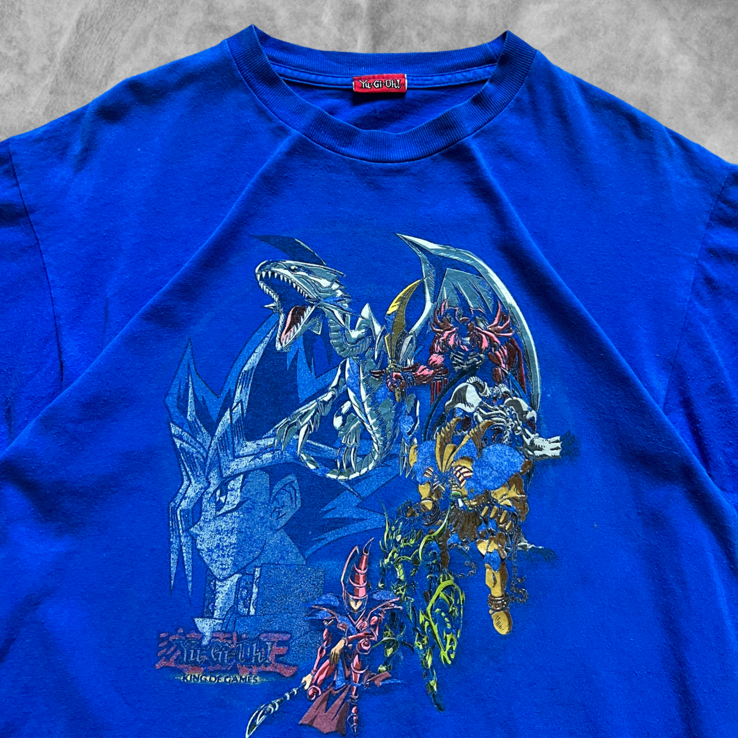 Blue Yu-Gi-Uh King Of Games Shirt 1998 (M)