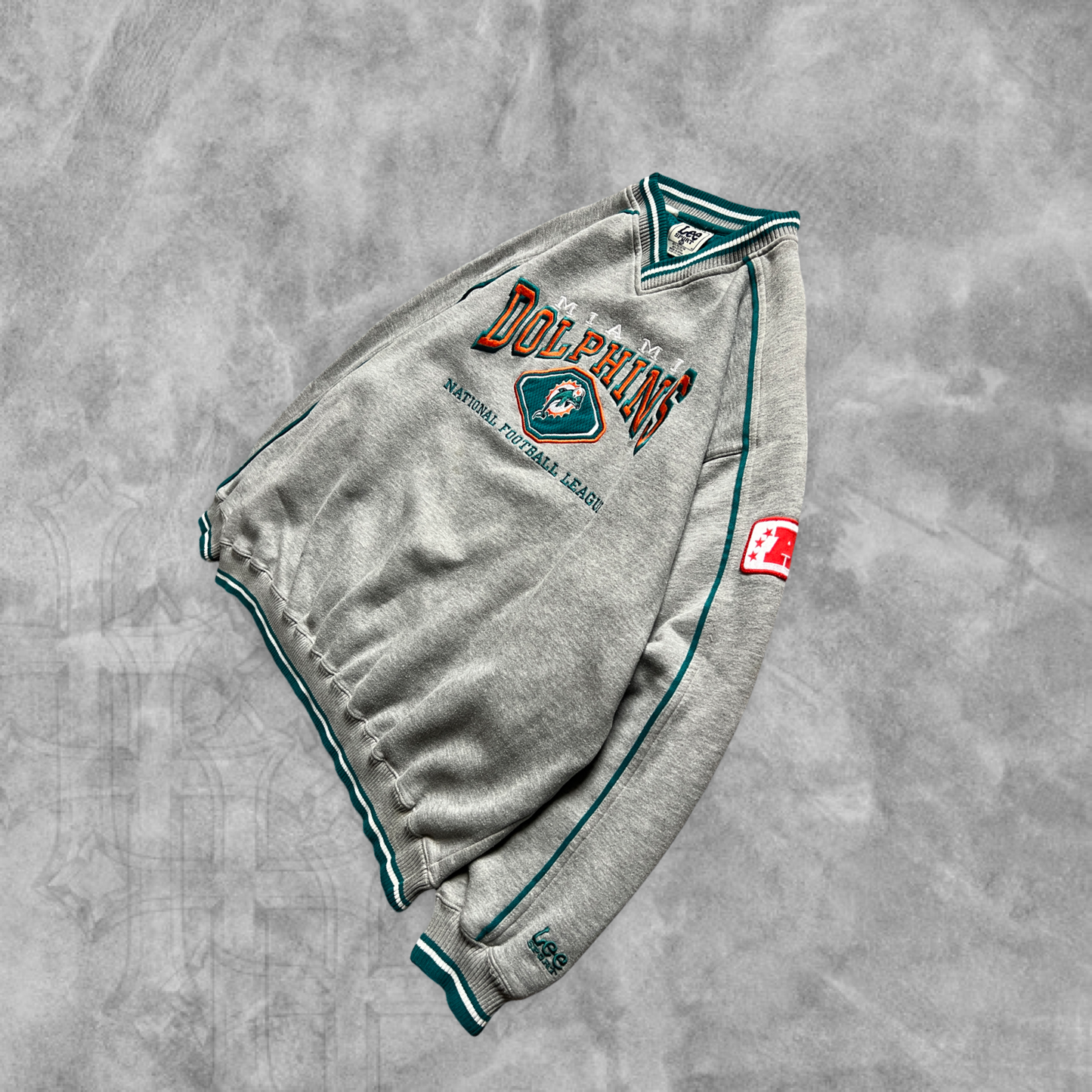 Gray Miami Dolphins Sweatshirt 1990s (XXL)