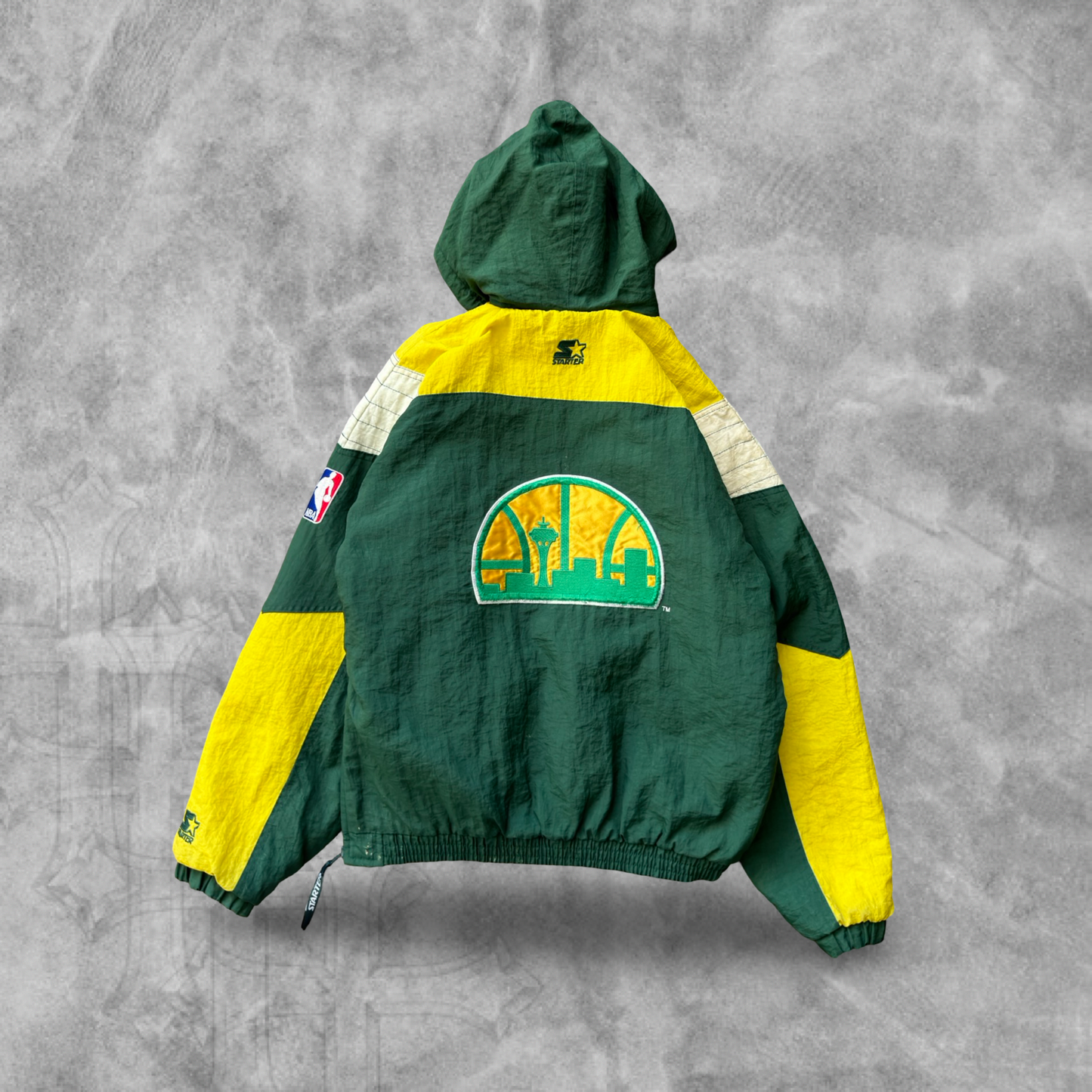 Green Seattle SuperSonics Starter Puffer Jacket 1990s (S)
