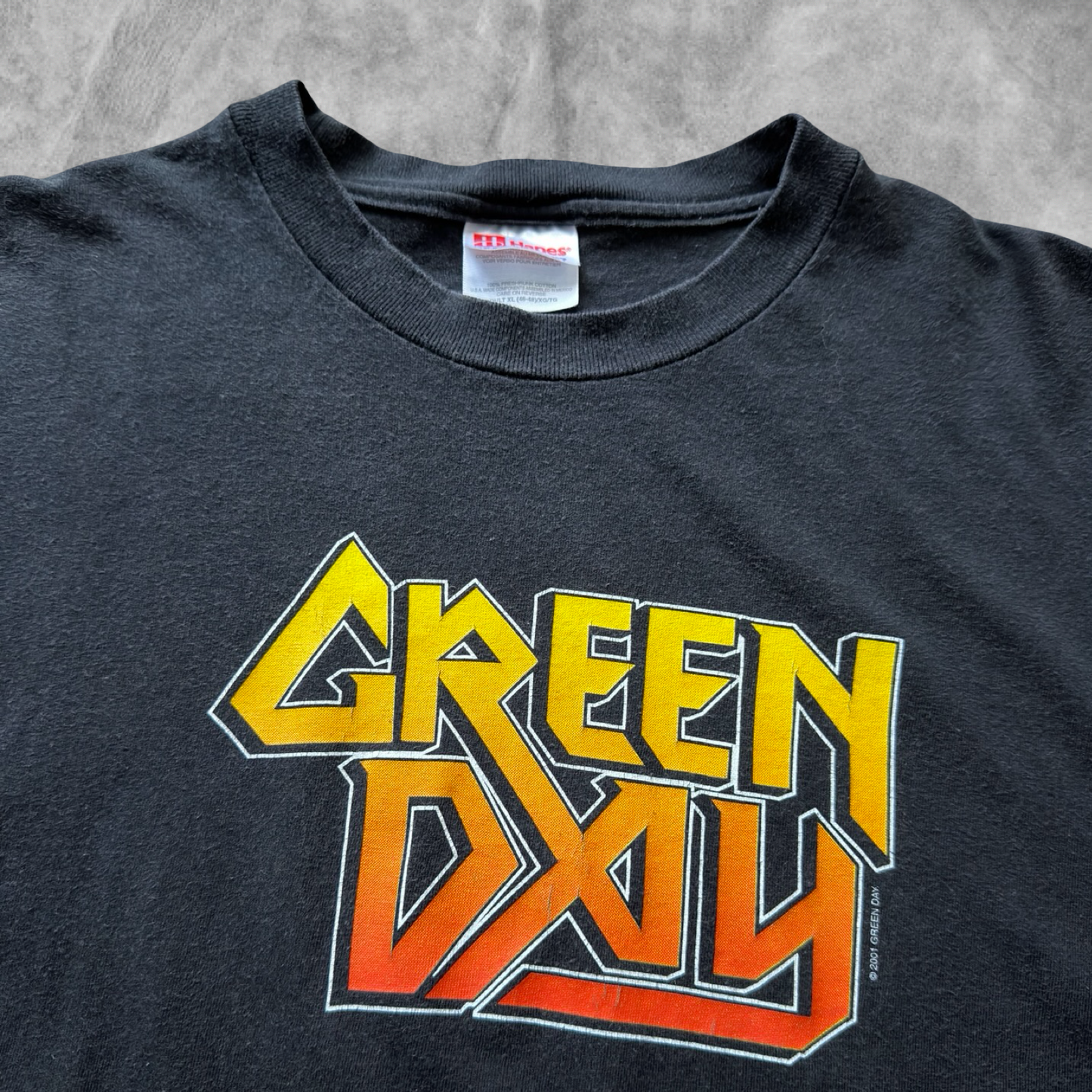 Black Green Day Taste The Lighting Tour Shirt 2001 (XL)