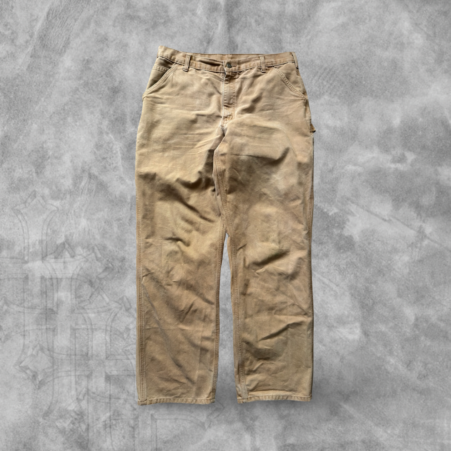 Tan Carhartt Carpenter Pants 1990s (36x34)