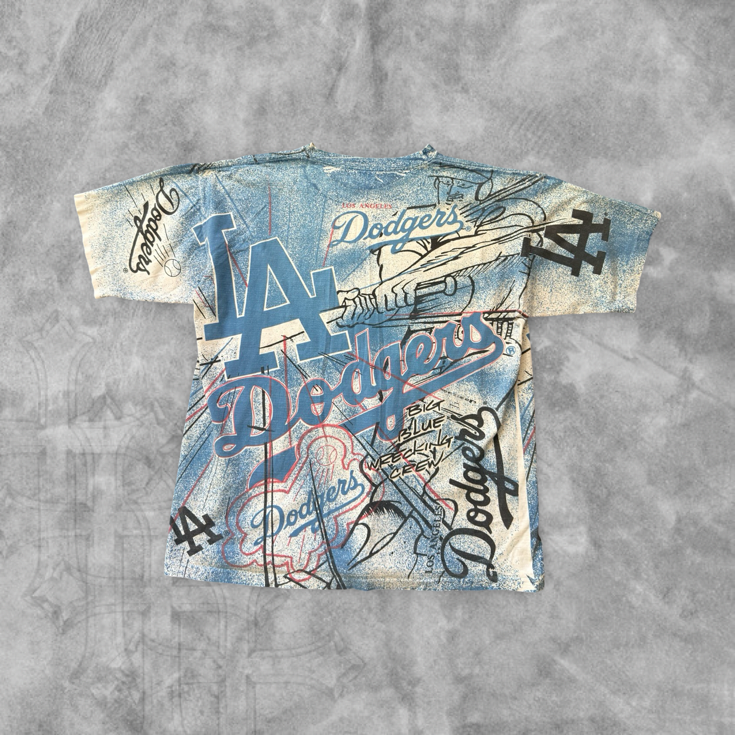 Los Angeles Dodgers Big Blue Wrecking Crew Shirt 1990s (XL)