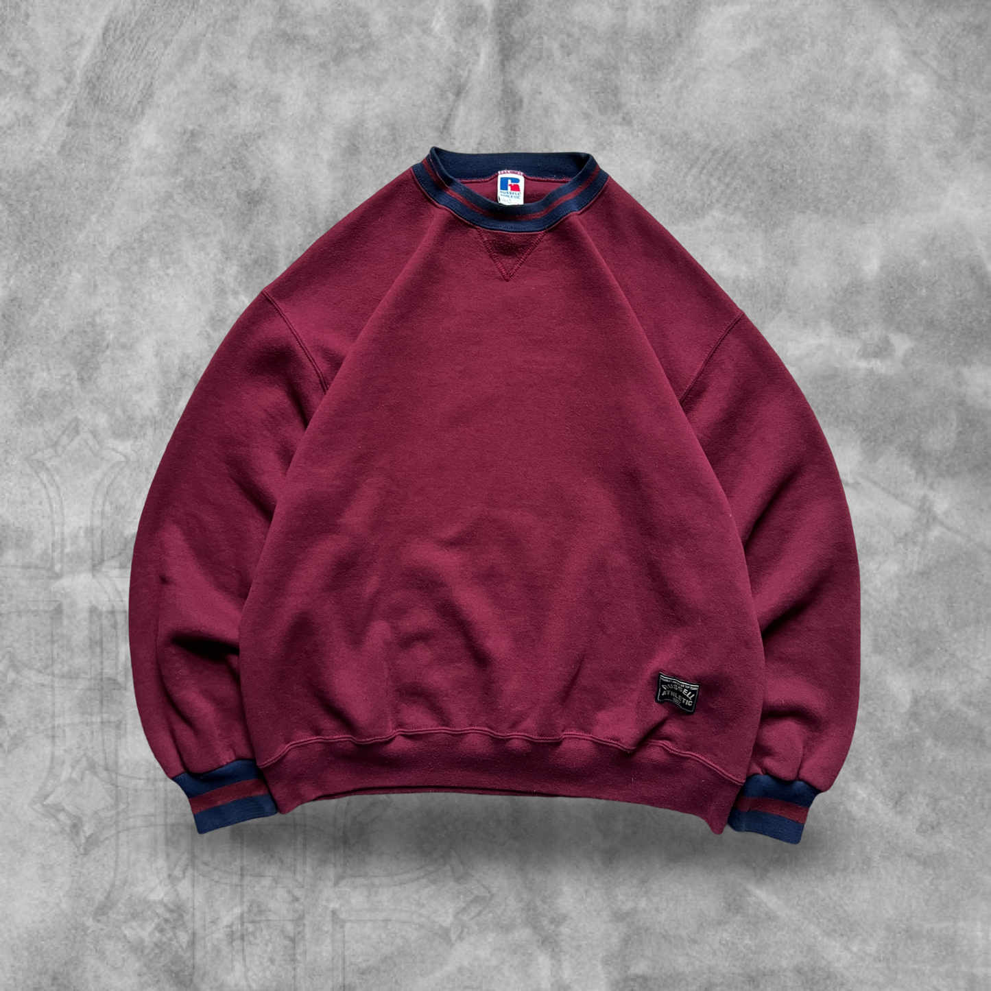 Maroon Russell Athletic Sweatshirt 1990s (L)
