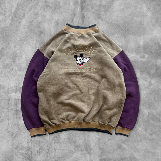 Multicolored Mickey Mouse Classic Sweatshirt 1990s (L)