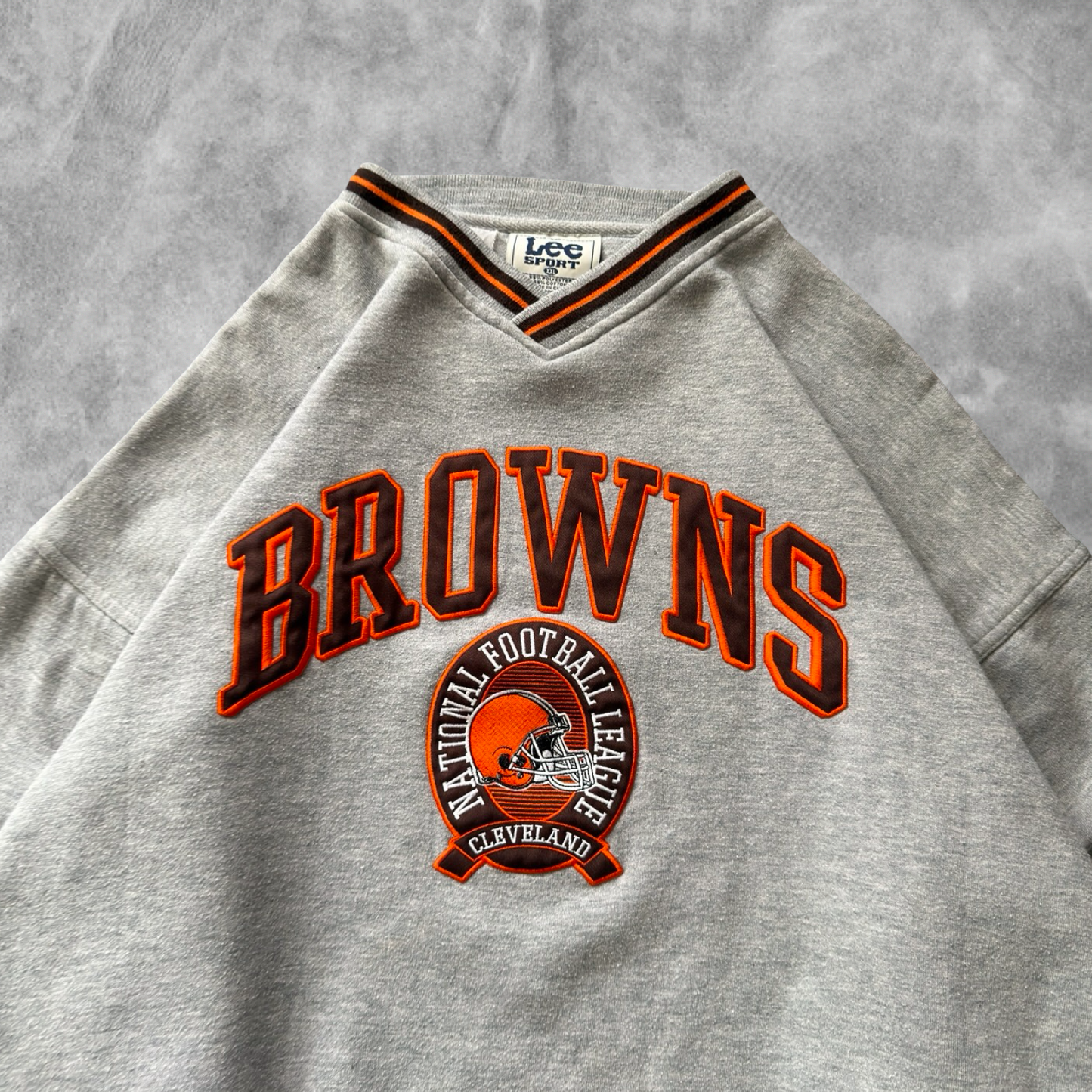 Grey Cleveland Browns Sweatshirt 1990s (XL)