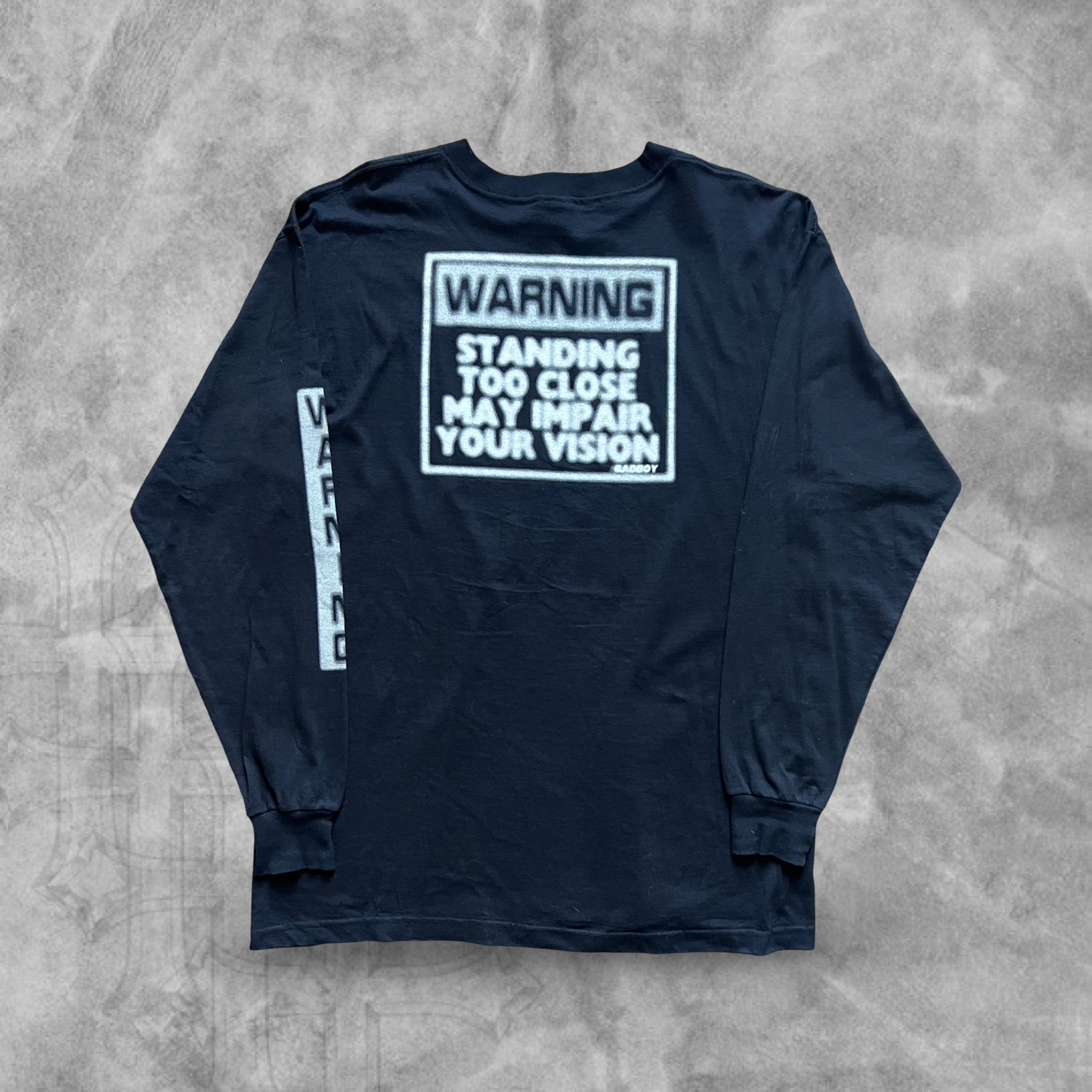 Black Bad Boy Long Sleeve Shirt 1990s (XL)