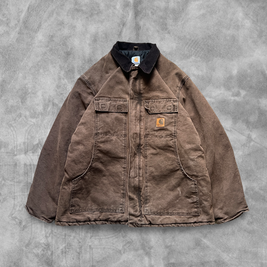 Mocha Brown Carhartt Barn Jacket 2003 (XL)