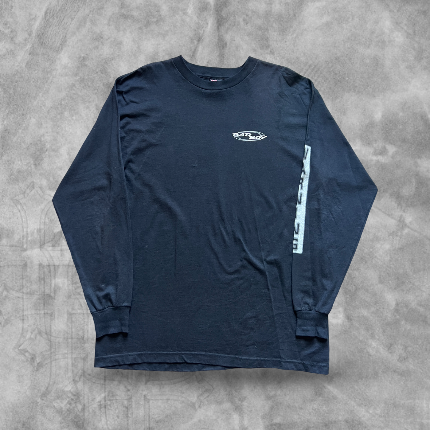 Black Bad Boy Long Sleeve Shirt 1990s (XL)