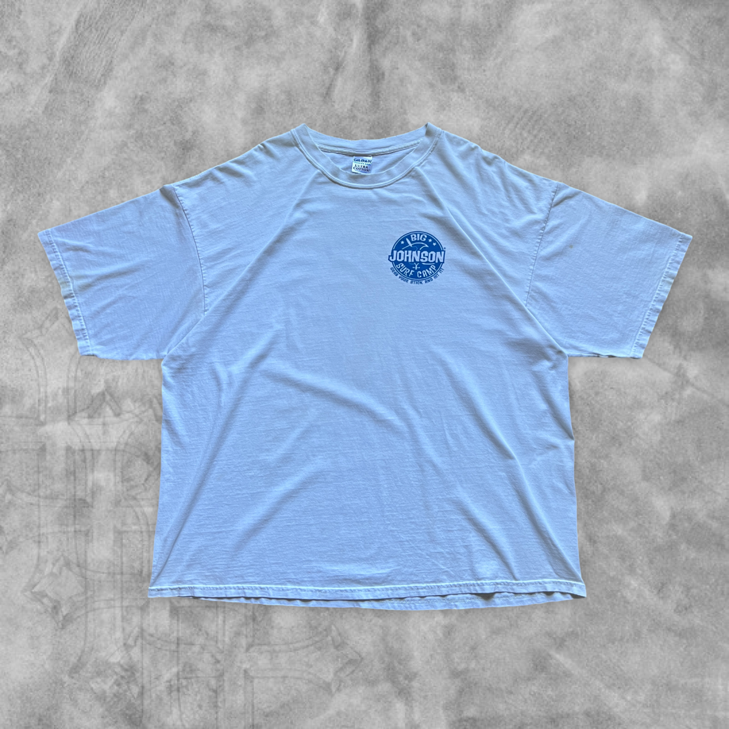 White Big Johnson Surf Camp Shirt 2003 (XL)