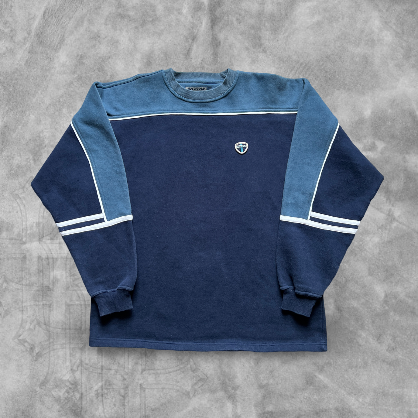 Navy Blue No Fear Sweatshirt 1990s (L)