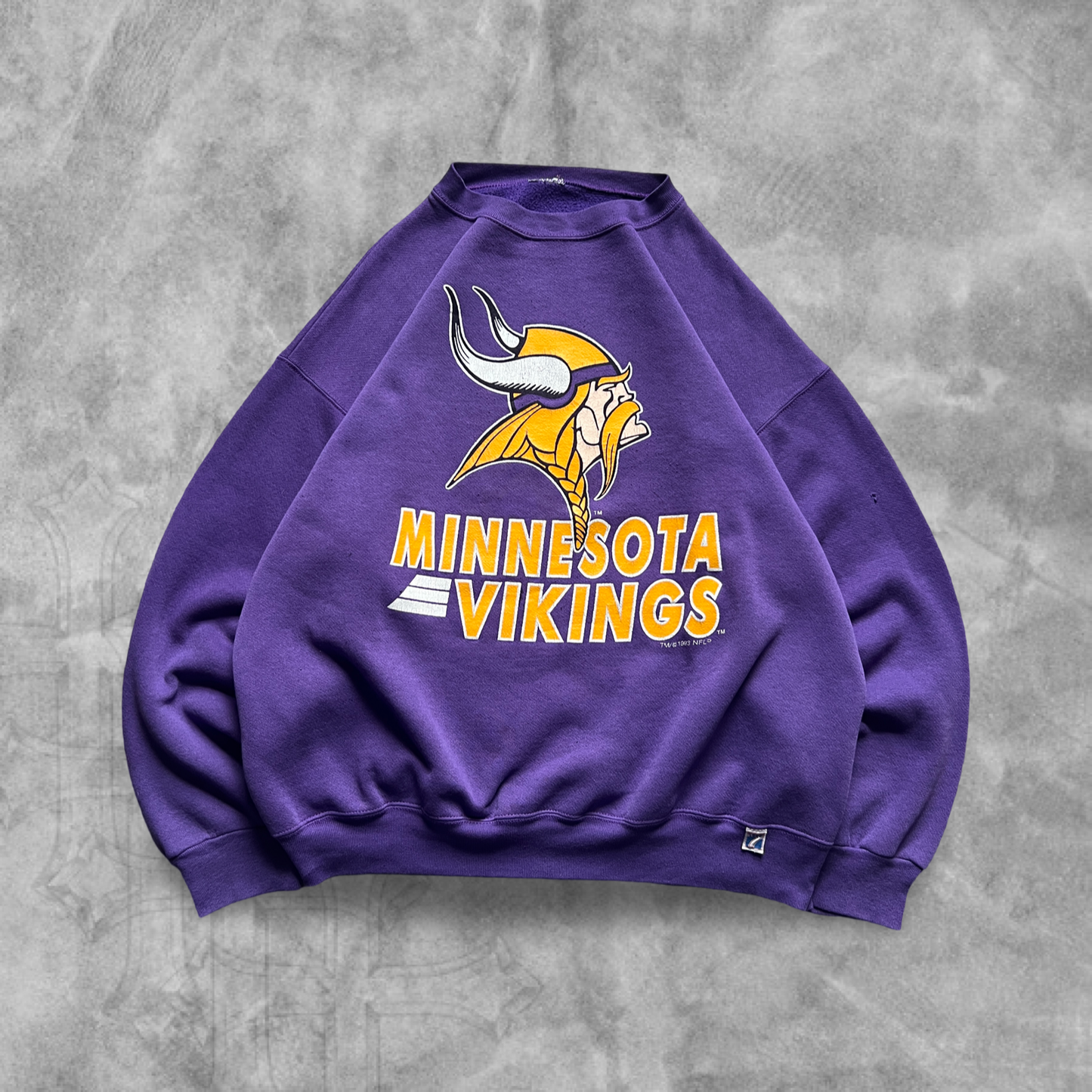 Purple Minnesota Vikings Sweatshirt 1993 (XL)