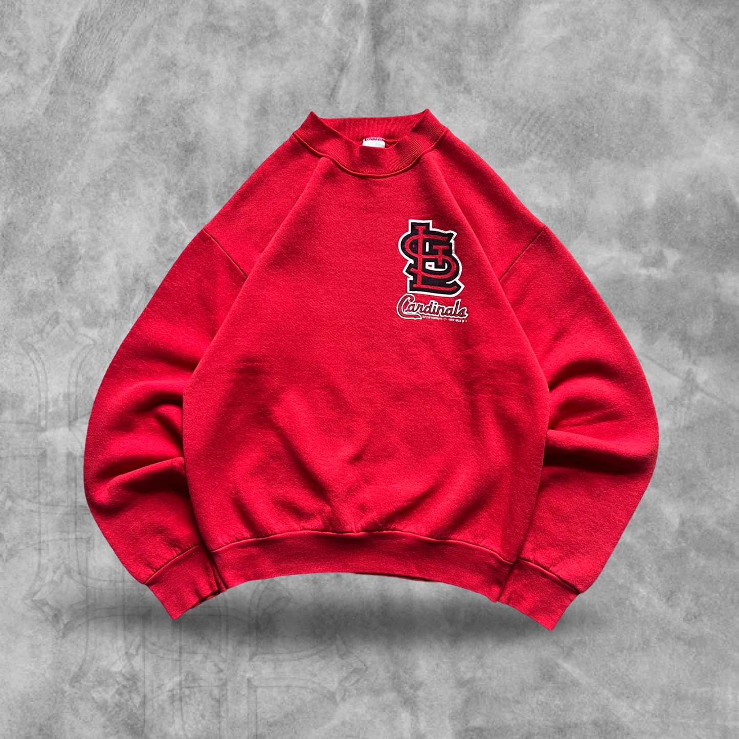 Red Saint Louis Cardinals Sweatshirt 1992 (S)