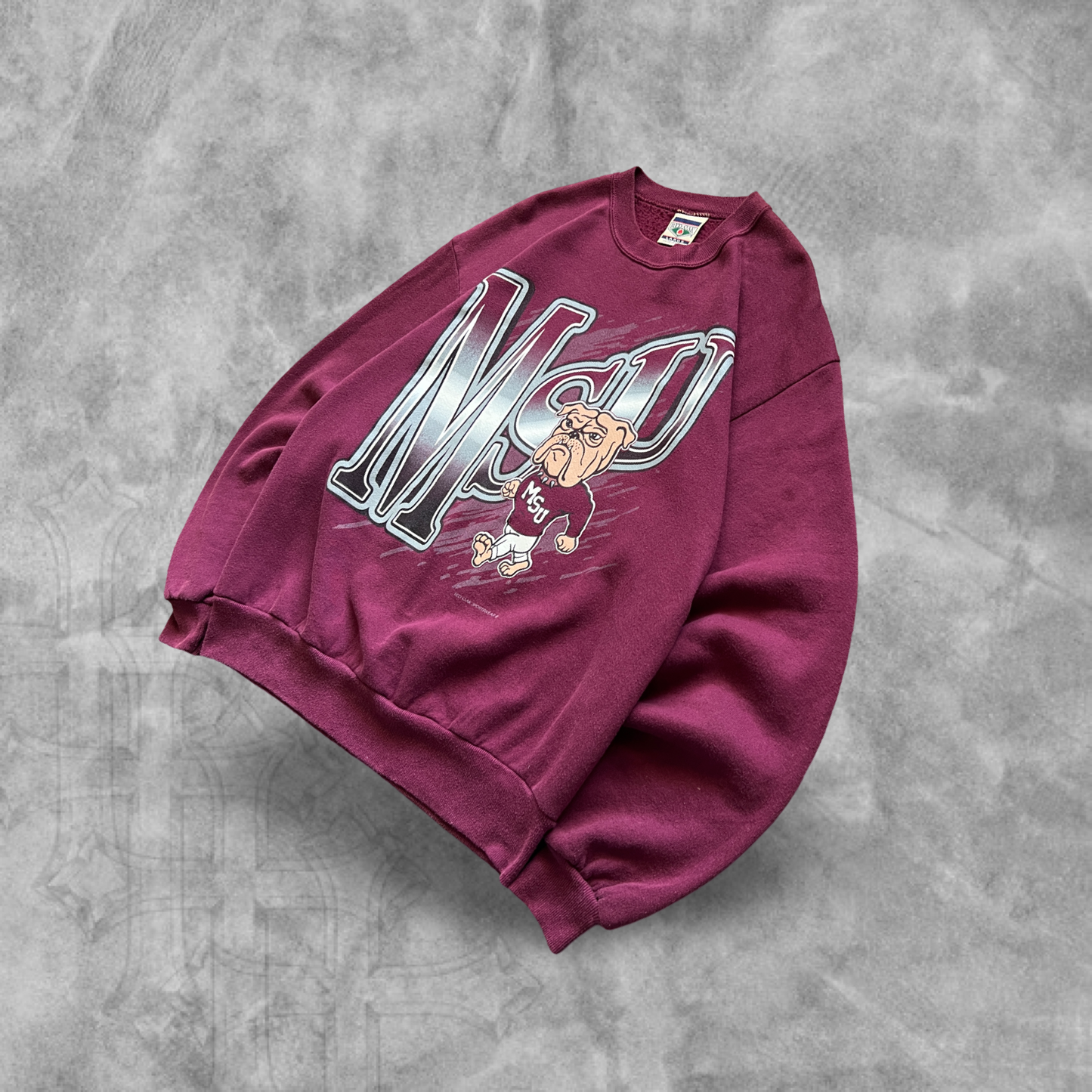 Maroon Mississippi State Sweatshirt 1990s (L)