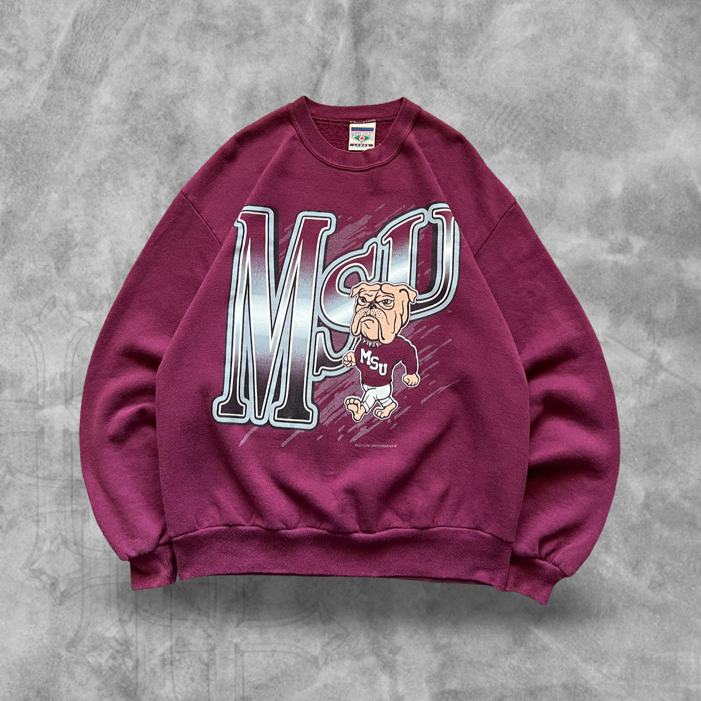 Maroon Mississippi State Sweatshirt 1990s (L)