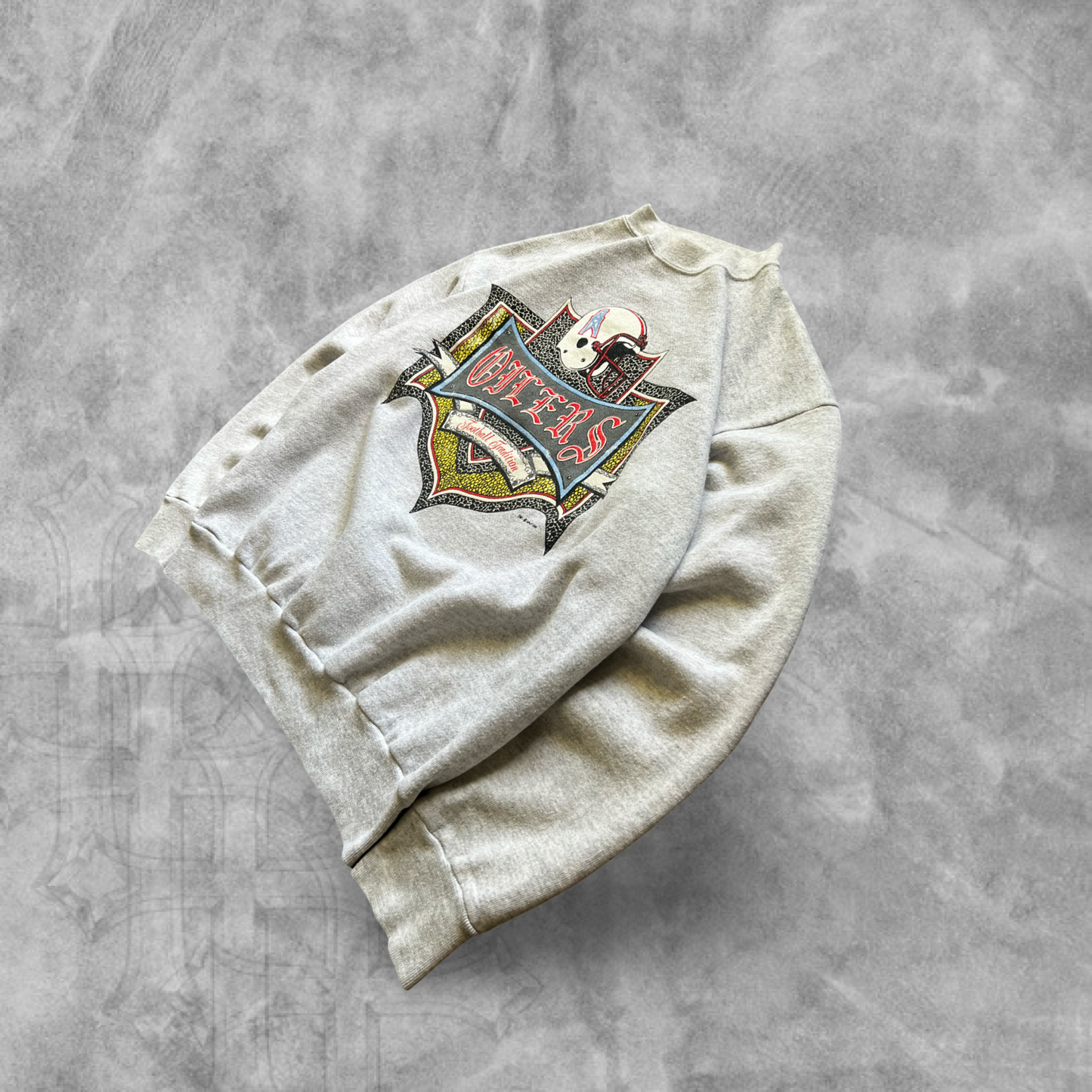 Gray Huston Oilers Sweatshirt 1991 (L)