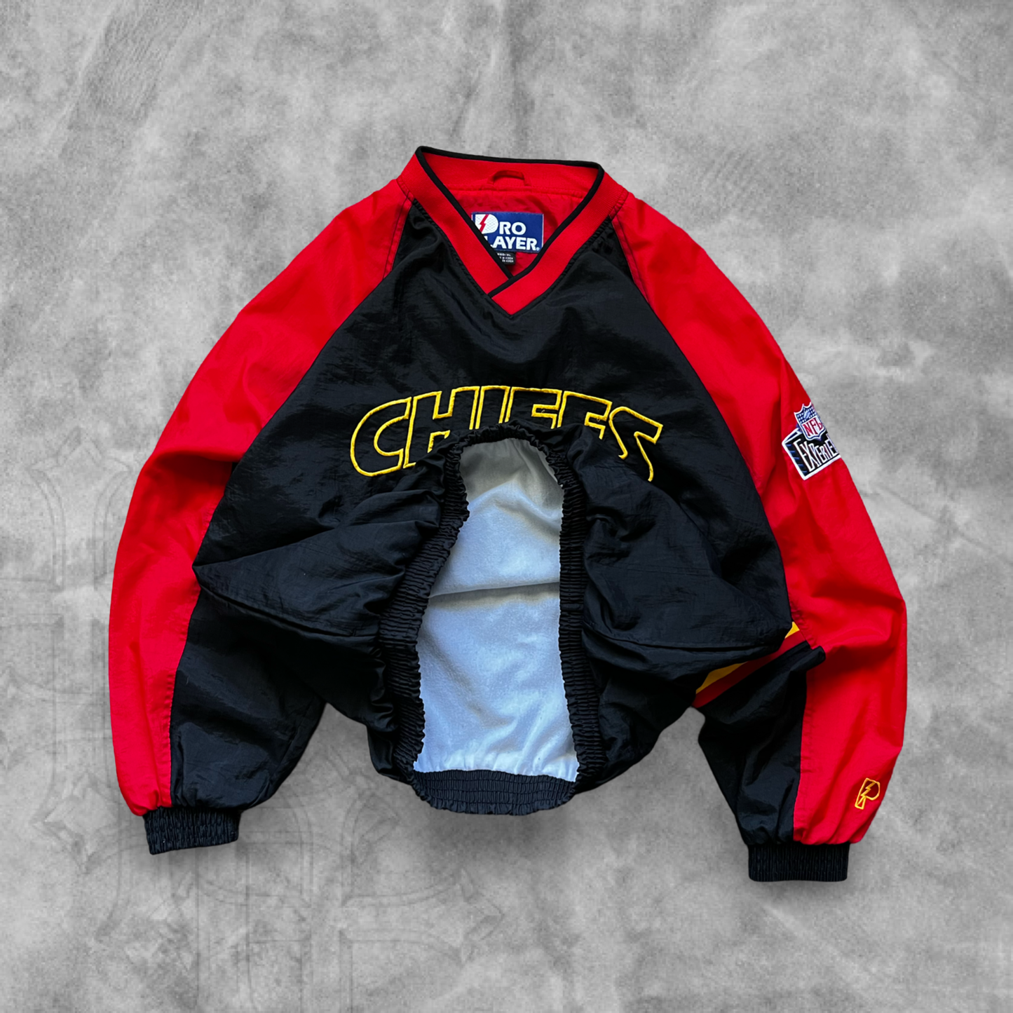Black Kansas City Chiefs Pro Player Pullover 1990s (XL)