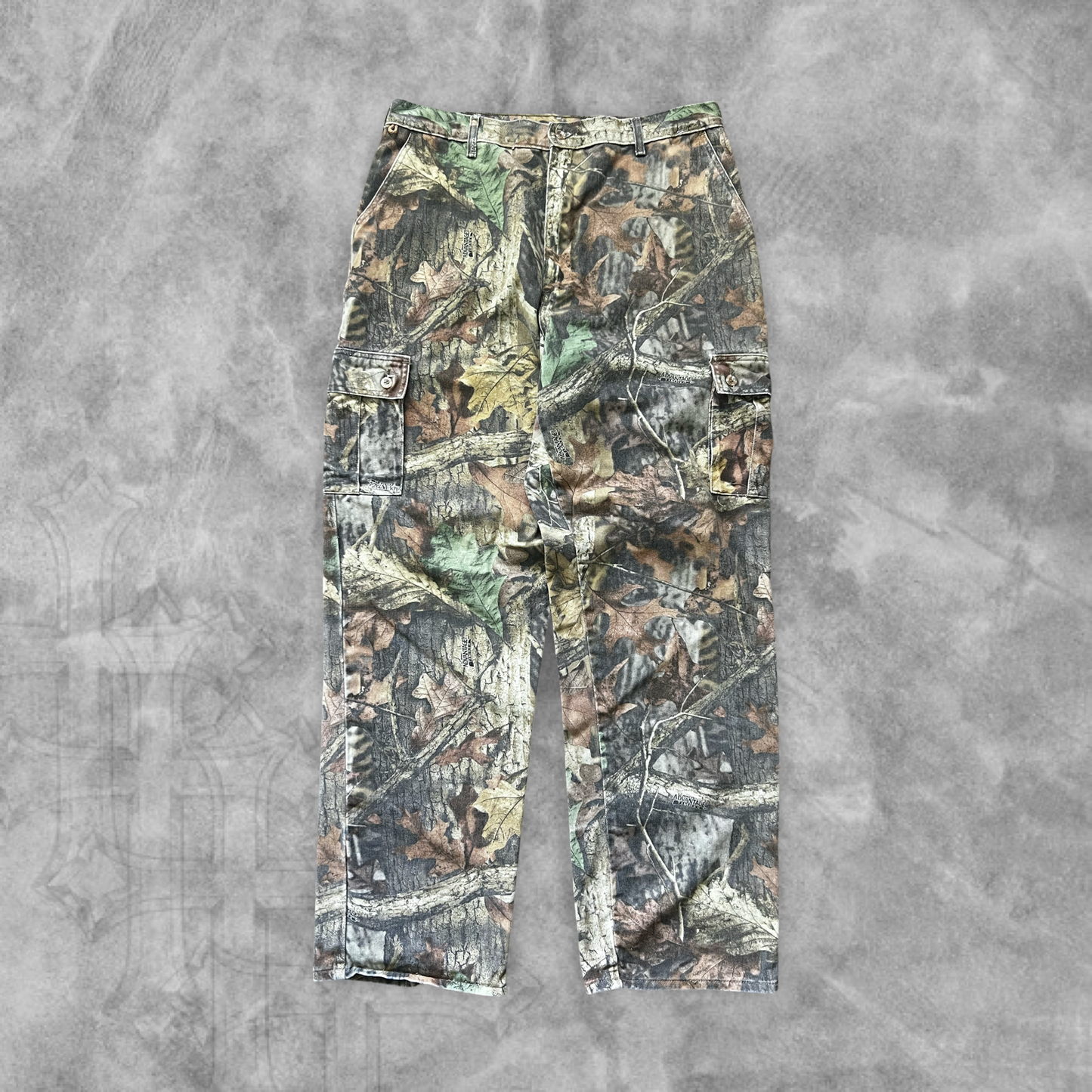 Camo Realtree Denim Cargo Jeans 1990s (36x34)