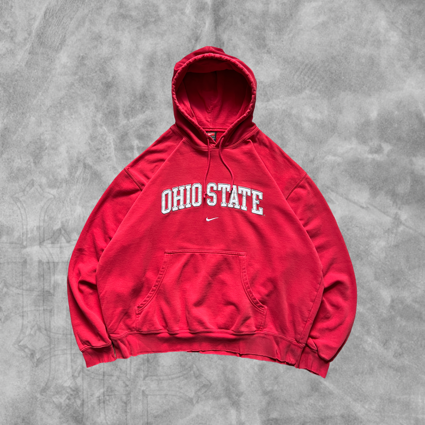 Red Ohio State Nike Hoodie 1990s (XL)