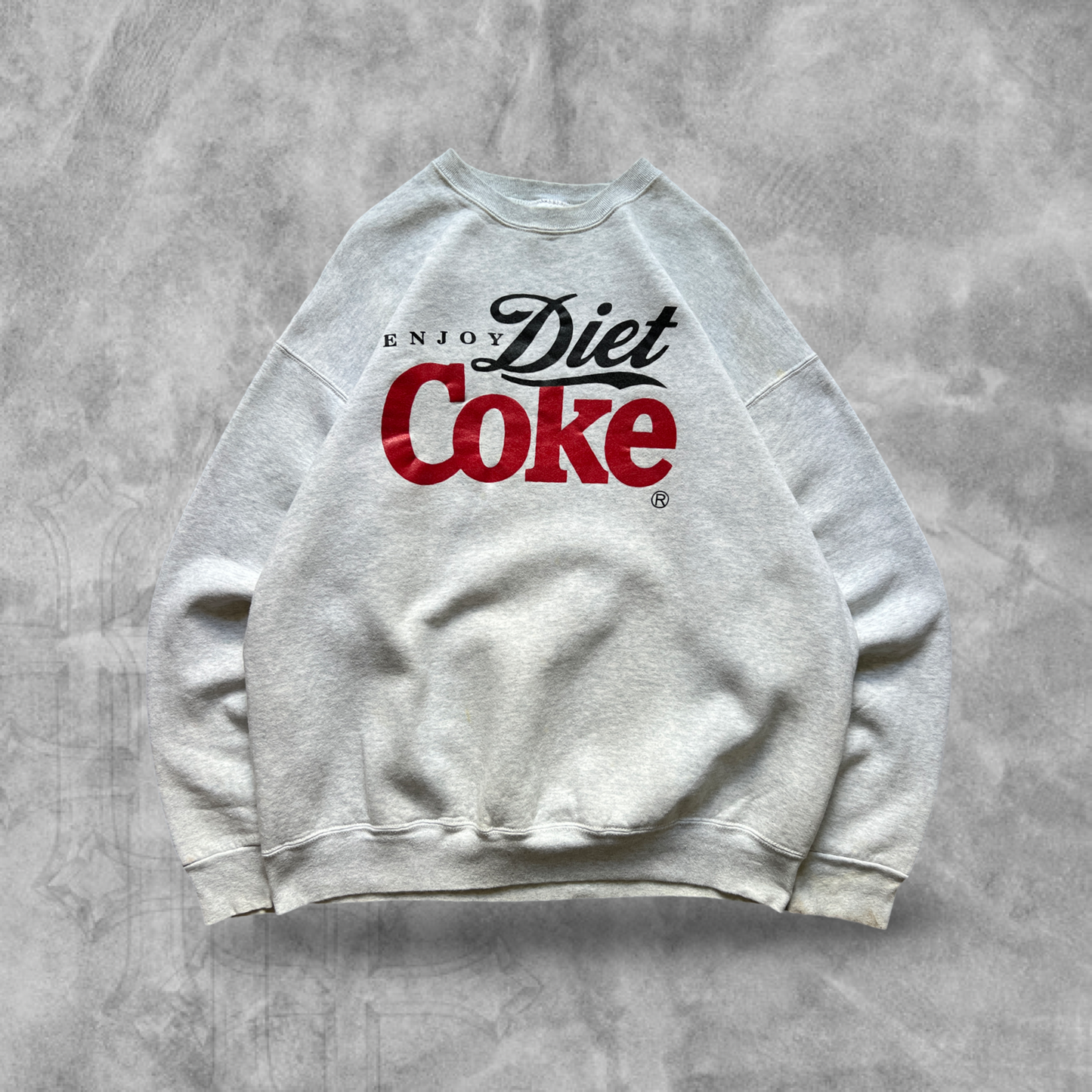 Gray Enjoy Diet Coke Sweatshirt 1990s (XL)