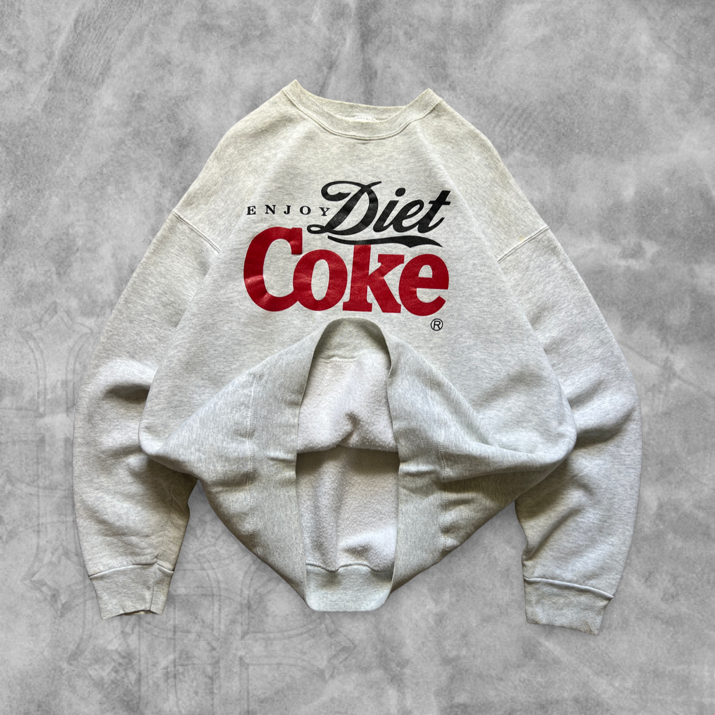 Gray Enjoy Diet Coke Sweatshirt 1990s (XL)