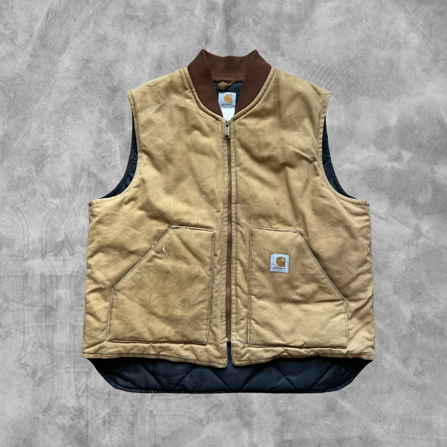 Camel Carhartt Vest 1990s (XL)