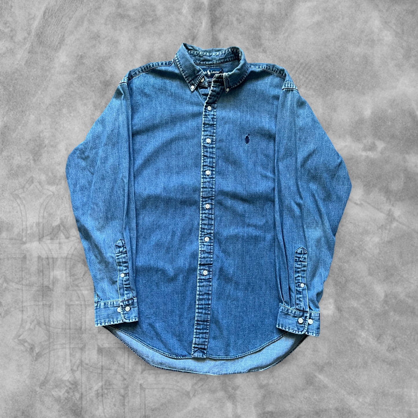Denim Polo Ralph Lauren Shirt 1990s (L)