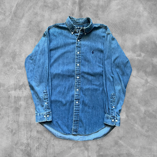 Denim Polo Ralph Lauren Shirt 1990s (L)